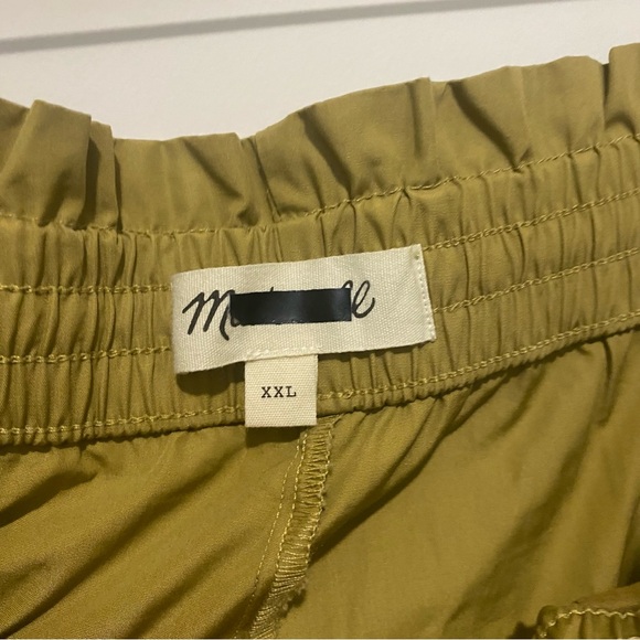 Madewell Poplin Smocked Huston Pull-On Crop Pants XXL - Picture 7 of 11